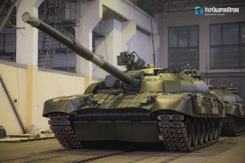 Відремонтований та модернізований на ДП «Київський бронетанковий завод» танк Т-72 Фото: ДК «Укроборонпром»