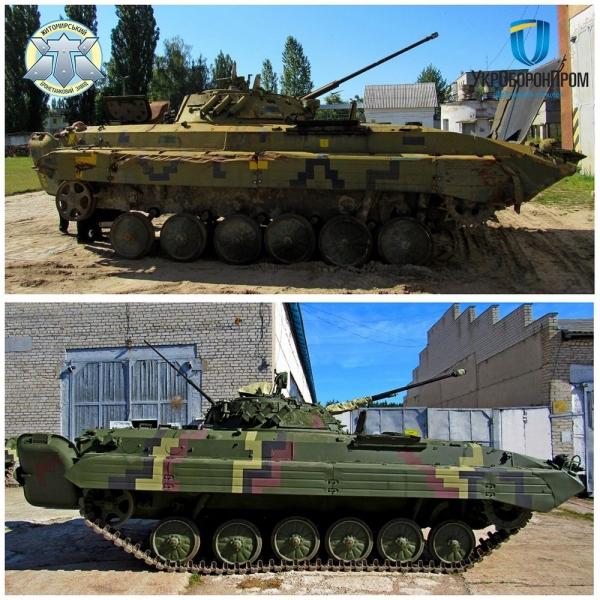Житомирський бронетанковий завод передав ЗСУ чергову партію відновлених БМП-2 (фото)