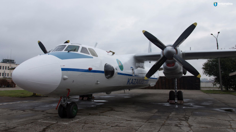 На «Завод 410 ЦА» для ремонту прибув Ан-74 Прикордонної служби Казахстану