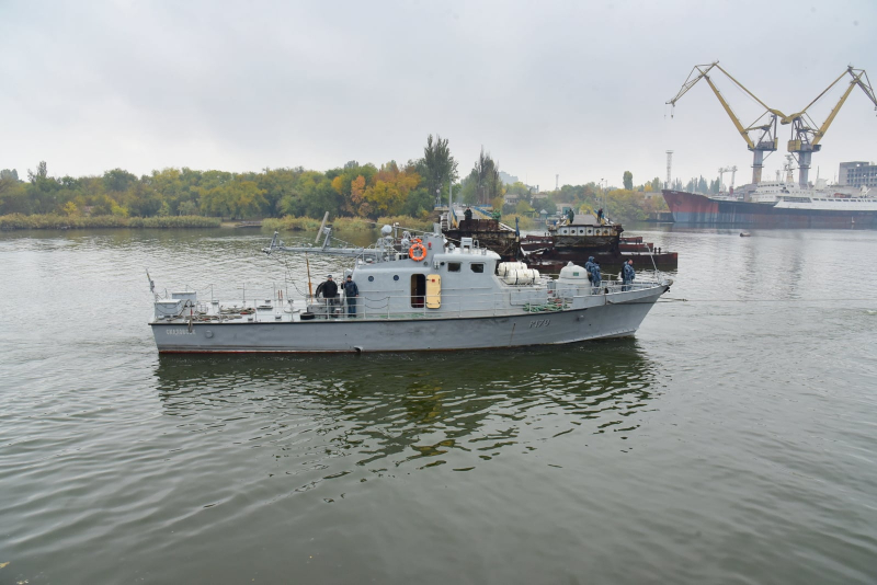 «Миколаївський суднобудівний завод» прийняв на ремонт патрульний катер «Скадовськ» (фото)