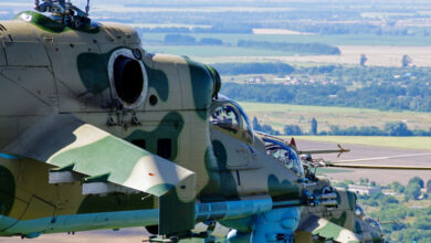 Ударний гелікоптер Мі-24 армійської авіації Сухопутних військ ЗСУ Фото: MilitaryAviation.in.UA