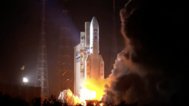 SES-17 і Syracuse 4A запускаються з Французької Гвіани на ракеті Ariane 5. Авторство: Arianespace