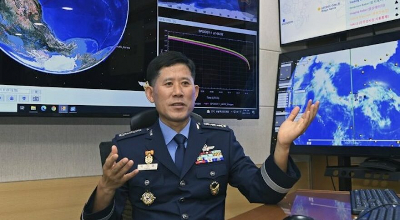 Полковник Парк Кі-Те, перший начальник Центру космічних операцій ВПС РК. Авторство: ВПС РК