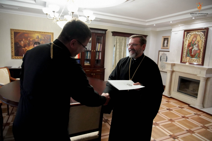 Блаженніший Святослав нагородив священників патріаршими грамотами за соціальне служіння