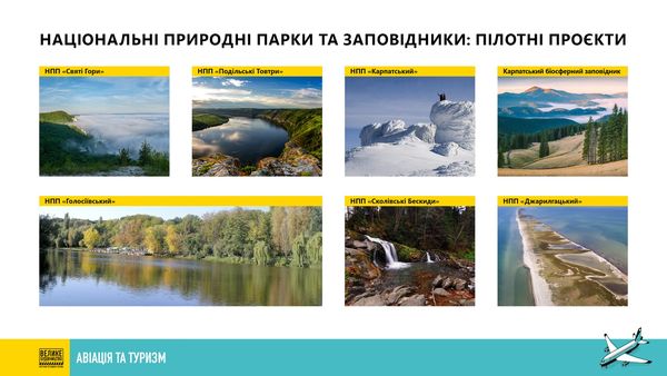 У 2022 році розпочнеться будівництво туристичної інфраструктури для Національних природних парків України
