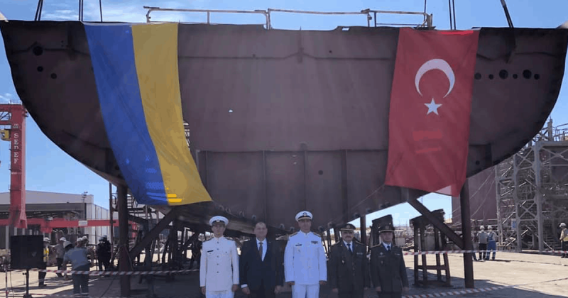 У Туреччині почали збирати корпус корвету Ada для України