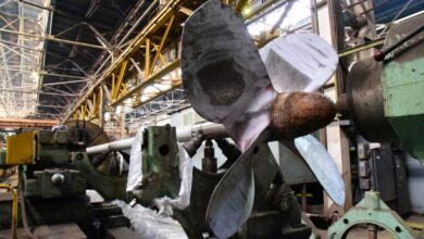 Дільниця відновлення валів на Миколаївському суднобудівному заводі "Океан"