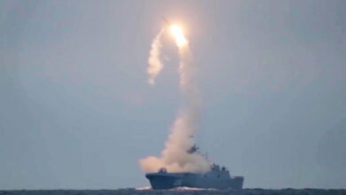 Запуск російської гіперзвукової ракети "Циркон"