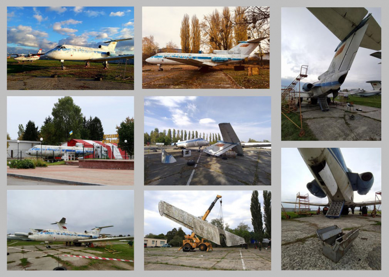 Київський музей авіації реставрує найстаріший вцілілий літак Як-40