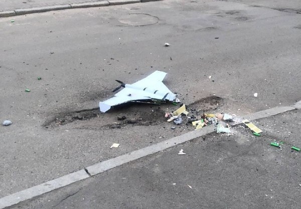 В Києві збили російський дрон-камікадзе