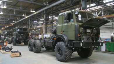 Процес збирання вантажного автомобіля Богдан-6317 у Черкасах