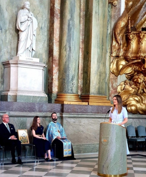 У Королівській каплиці Швеції у Стокгольмі у присутності принцеси Софії відбулася молитва за мир в Україні