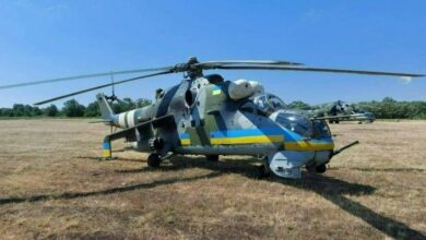 Отримані від Чехії ударні вертольоти Мі-24В в строю ЗСУ, фото з відкритих джерел
