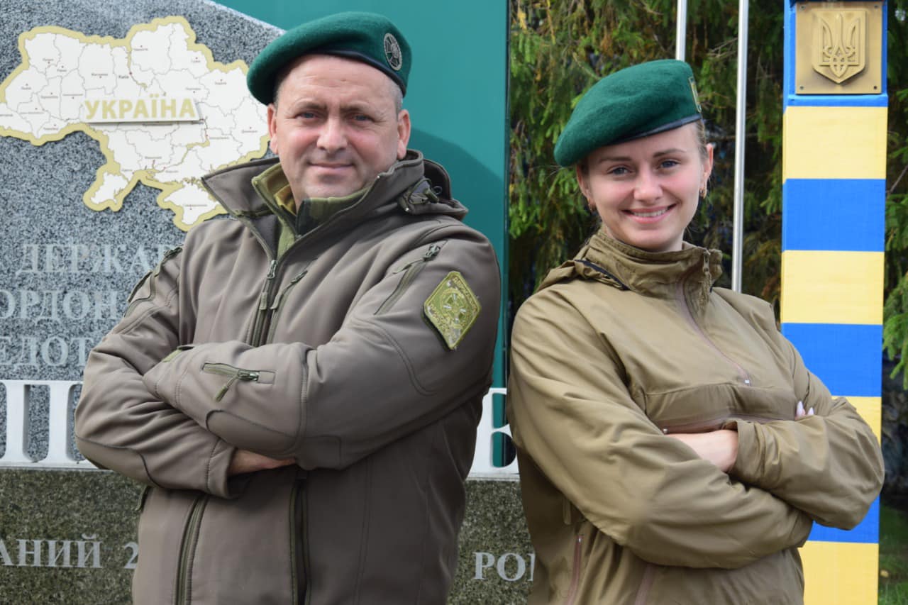 Батько Ігор та донька Вікторія на захисті України