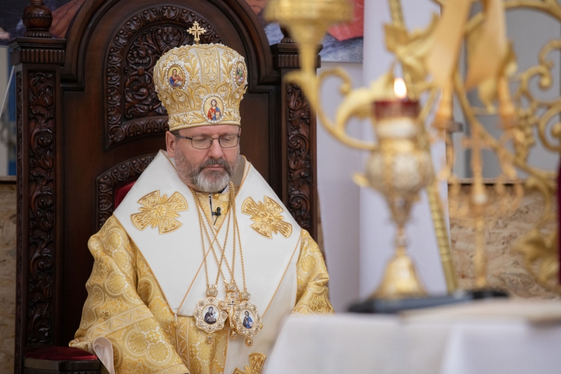 «Хрест Господній, на якому ми, як народ, сьогодні розп’яті, є ключем до нашої прослави і перемоги!» — Блаженніший Святослав у неділю перед Воздвиженням