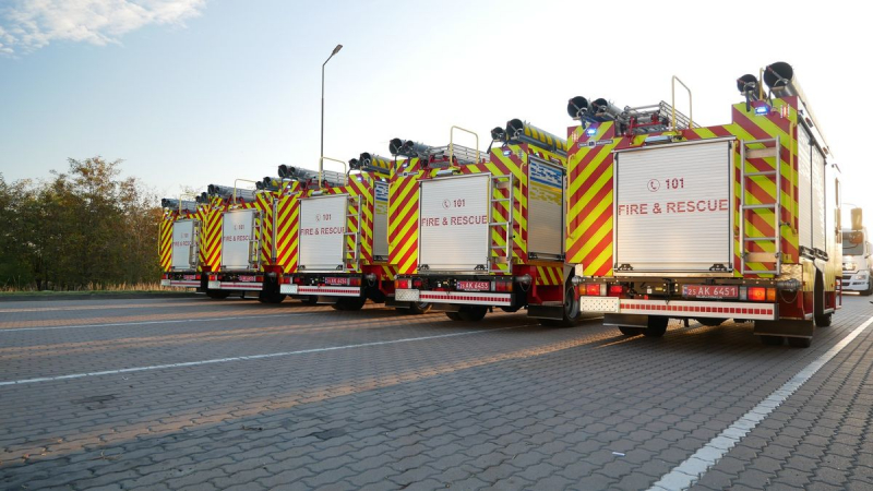 Підприємство з Чернігівщини виготовило партію пожежних машин для ДСНС України