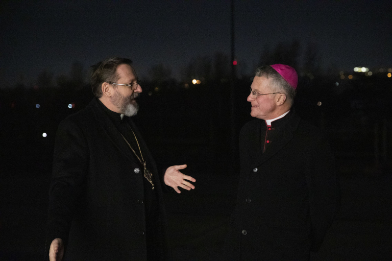 Архиєпископ Тімоті Броліо зустрівся у Києві з Главою УГКЦ та очільниками служб військового капеланства