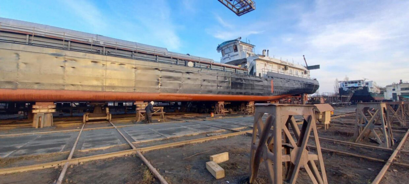 Кілійський суднобудівно-судноремонтний завод відремонтував теплохід “Херсон” (фото)