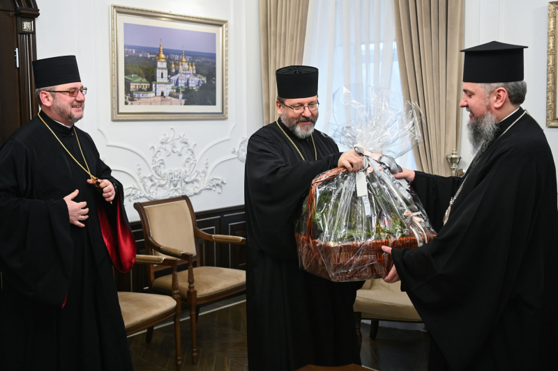 Під час зустрічі Блаженнішого Святослава з Блаженнішим Епіфанієм говорили про реформу церковного календаря