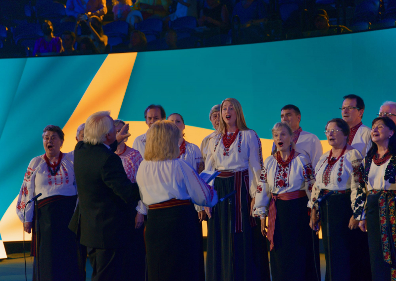 Український хор «Воля» виступив на відкритті тенісного турніру «Австраліан опен» 