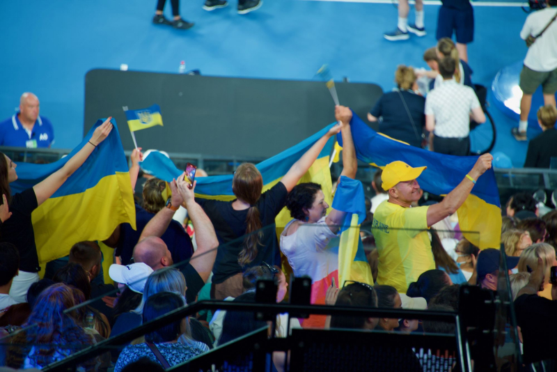 Український хор «Воля» виступив на відкритті тенісного турніру «Австраліан опен» 