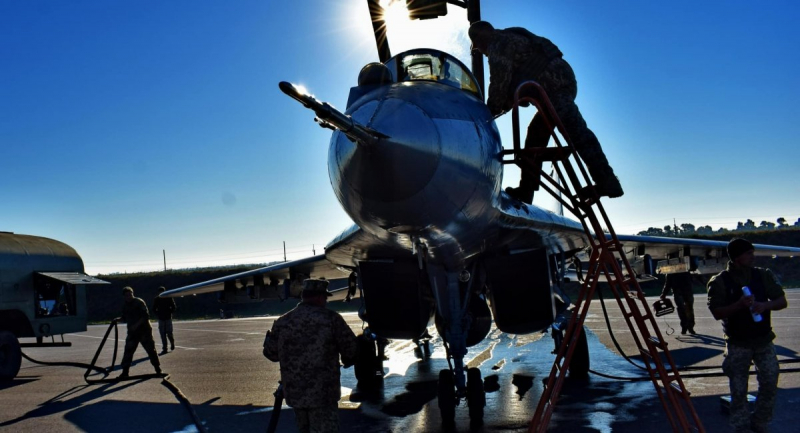Підготовка до вильоту МіГ-29 в "польових умовах", вересень 2022 року, фото - Повітряне командування "Центр