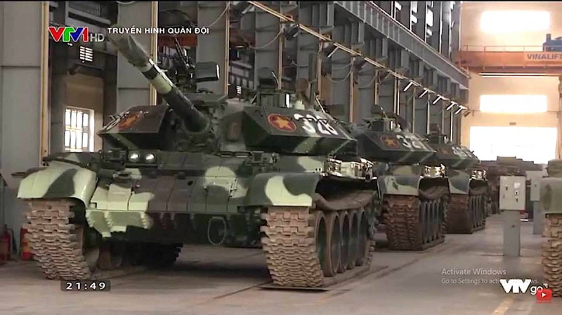 Модернізовані танки Т-54М3 та Т-55М3 армії В'єтнаму, зображення з відкритих джерел