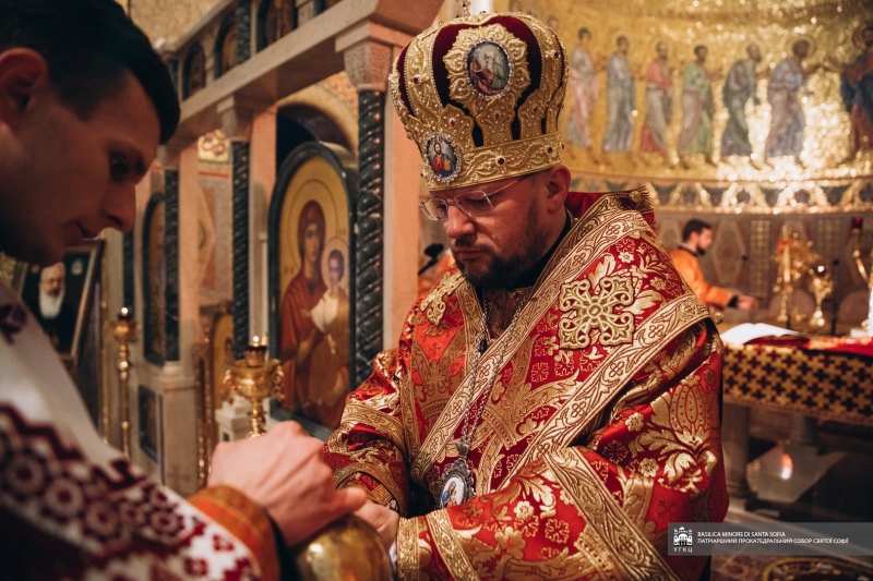 «Бог завжди йде перед нами», — владика Степан Сус у соборі Святої Софії в Римі