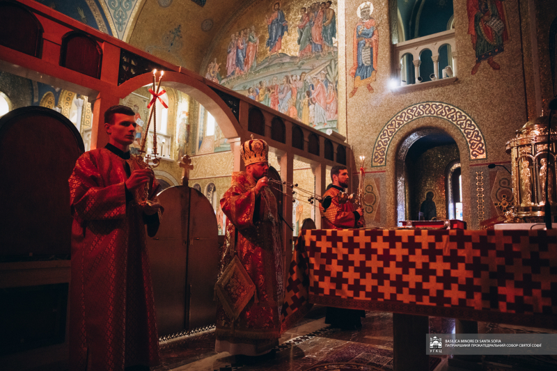 «Бог завжди йде перед нами», — владика Степан Сус у соборі Святої Софії в Римі