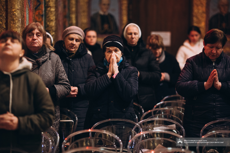 «Бог завжди йде перед нами», — владика Степан Сус у соборі Святої Софії в Римі