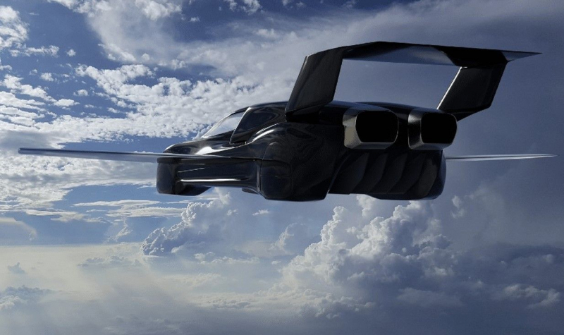концепт літаючого автомобіля Fusion JC7 з реактивним двигуном