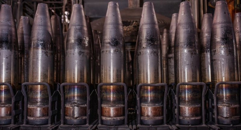 Виробництво 155-мм снарядів на заводах Міноборони США, лютий 2023 року, фото - The New York Times