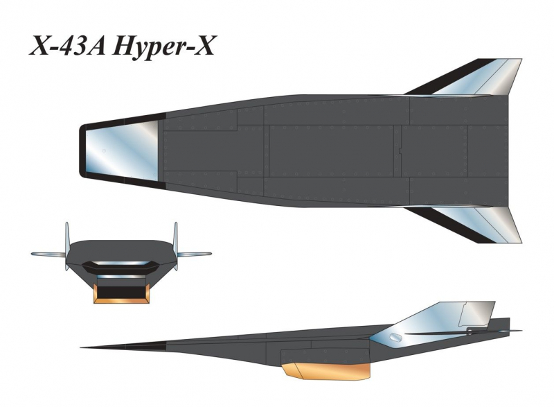 Гиперзвуковой самолет NASA X-43A установил рекорд скорости 9,64 Маха на высоте 33 500 метров