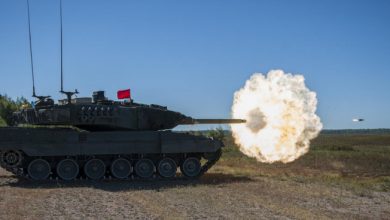 Постріл з танка Leopard 2 збройних сил Канади. Фото з відкритих джерел