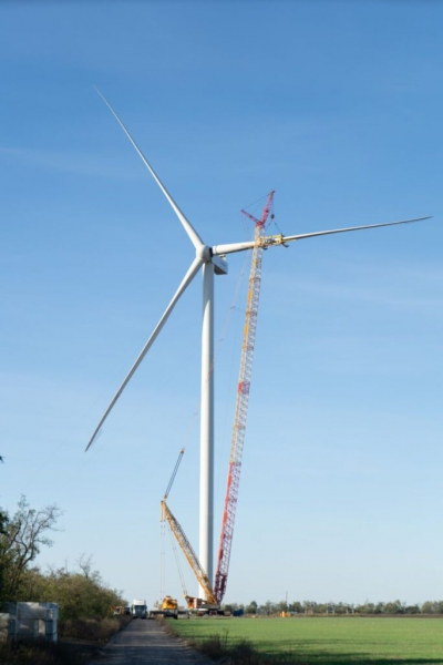 В Україні відновили будівництво масштабної вітрової електростанції