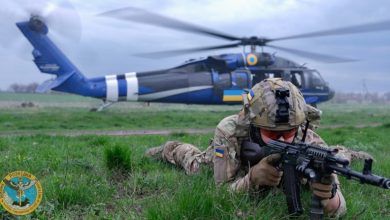 Гелікоптер Black Hawk. Всі фото: Головне управління розвідки Міноборони України