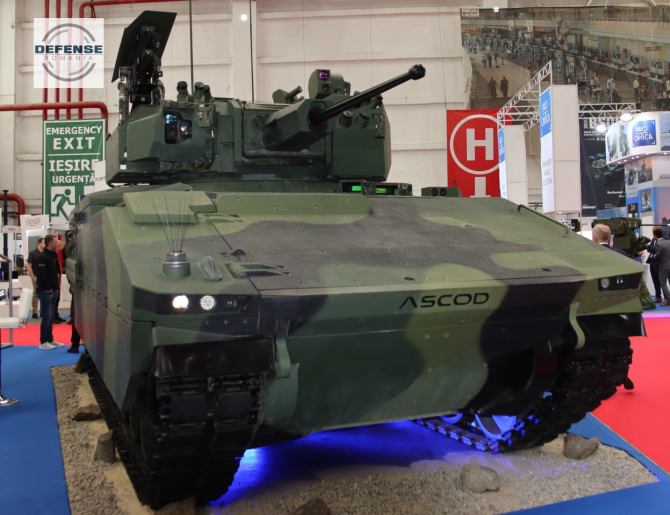 Бойова машина піхоти ASCOD 42 на експозиції виставки Romexo 2022, фото - Defense Romania