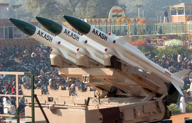 Ракети Akash, фото: Ministry of Defence (GODL-India)