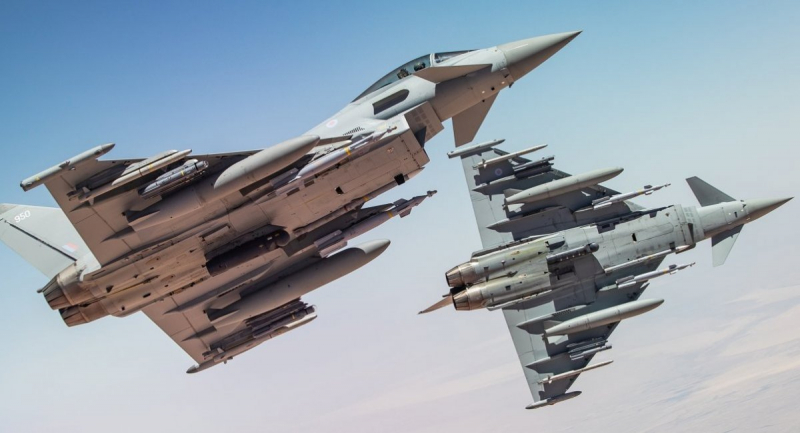 Eurofighter, фото RAF