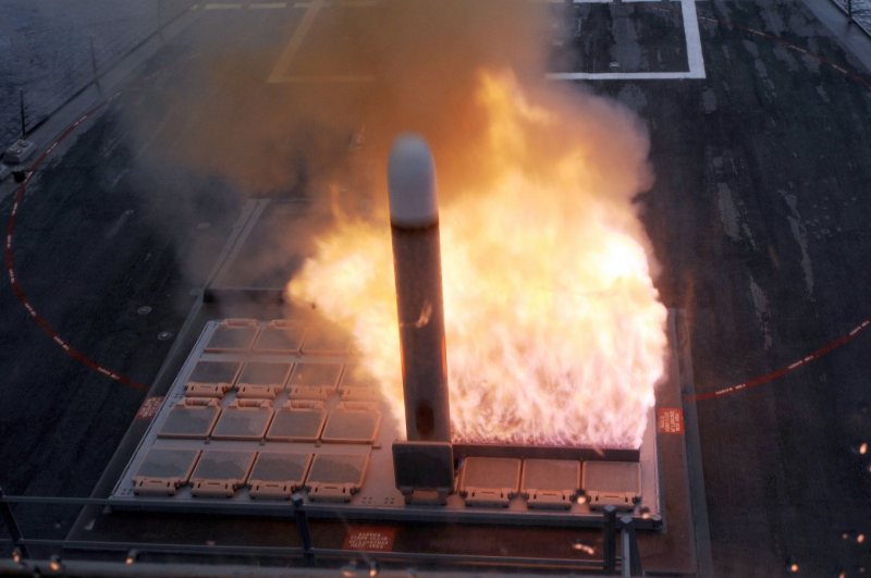 Запуск ракети Tomahawk із УПВ типу Mk 41, фото - US Navy