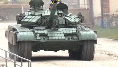 Модернізований танк Т-72 для України на заводі Excalibur Army. Кадр з відео "Настоящее время"