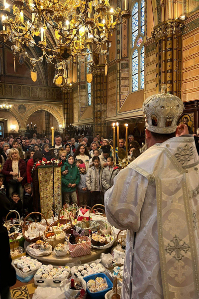«Крижевецька єпархія і далі духовно піклуватиметься про всіх, хто потребує»: 600 українців у Хорватії відсвяткували разом Великдень