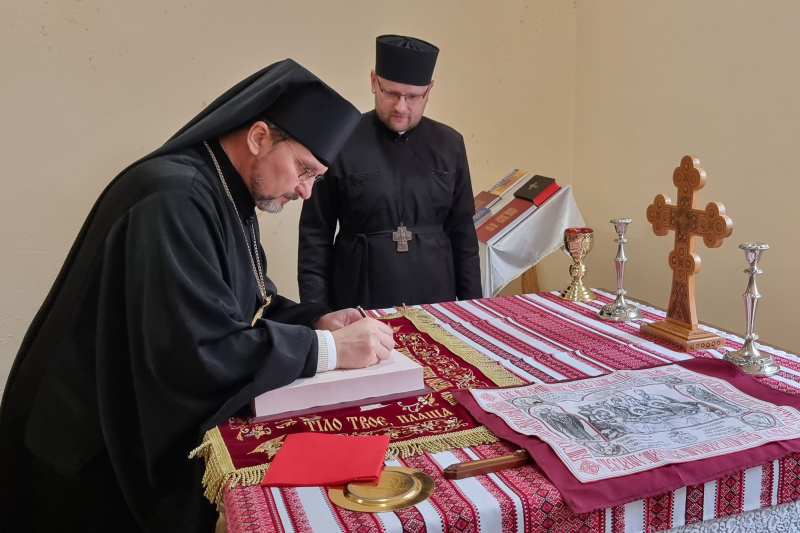 Владика Михайло Бубній освятив богослужбову каплицю в Одеській виправній колонії