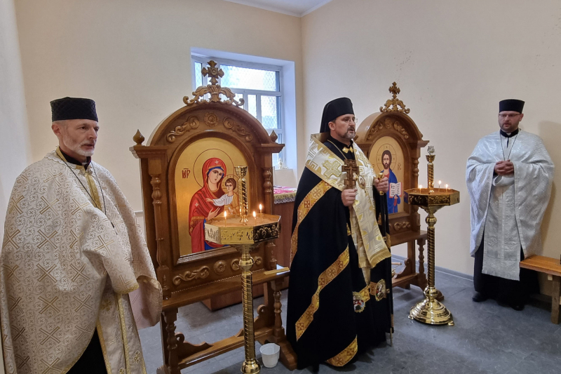 Владика Михайло Бубній освятив богослужбову каплицю в Одеській виправній колонії