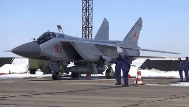 Рашисти готують до вильоту МиГ-31К з ракетою "Кинжал", ілюстративне зображення довоєнних часів