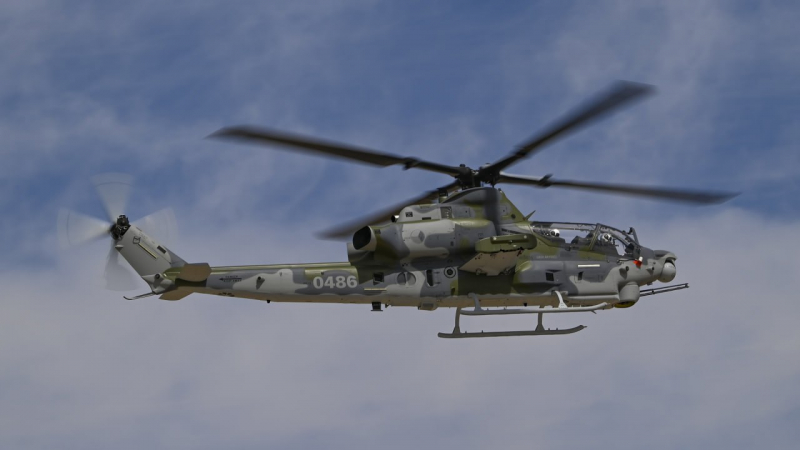 Новий ударний AH-1Z Viper в камуфляжі чеських ВПС, квітень 2023 року, зображення з відкритих джерел