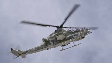 Новий ударний AH-1Z Viper в камуфляжі чеських ВПС, квітень 2023 року, зображення з відкритих джерел