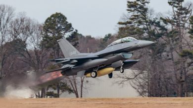 Зліт винищувача F-16, ілюстративне фото від Lockheed Martin