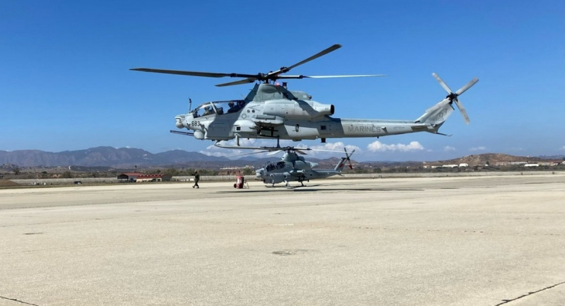 AH-1Z Viper на яких навчались чеські військові, лютий 2023 року, фото - Armáda České republiky
