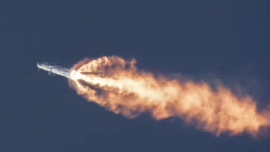 SpaceX Starship у своєму першому інтегрованому випробувальному польоті 20 квітня. 29 квітня Ілон Маск заявив, що очікує готовності до другого запуску через пару місяців. Авторство: SpaceX